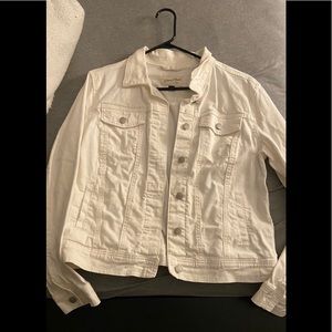 White jean jacket!